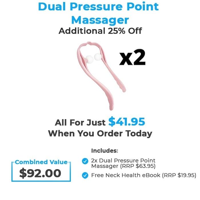 2 Dual Pressure Point Massagers